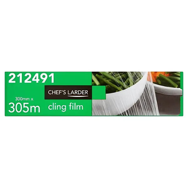 Chef's Larder Cling Film 300mm x 305m (Pack of 1) - Bulkbuydirect