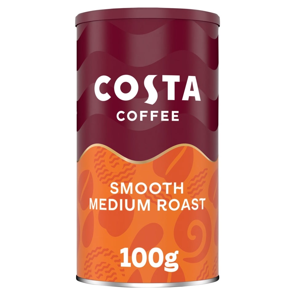 Costa Coffee Smooth Medium Roast 100g - Bulkbuydirect