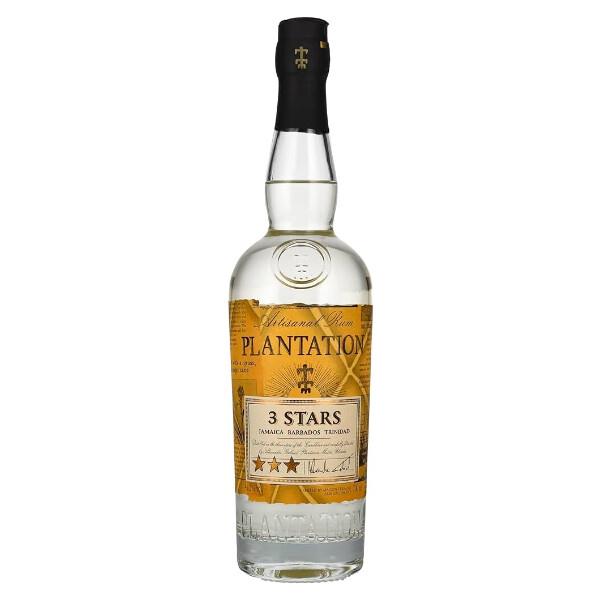 Plantation 3 Stars White Rum 70cl (Pack of 1)