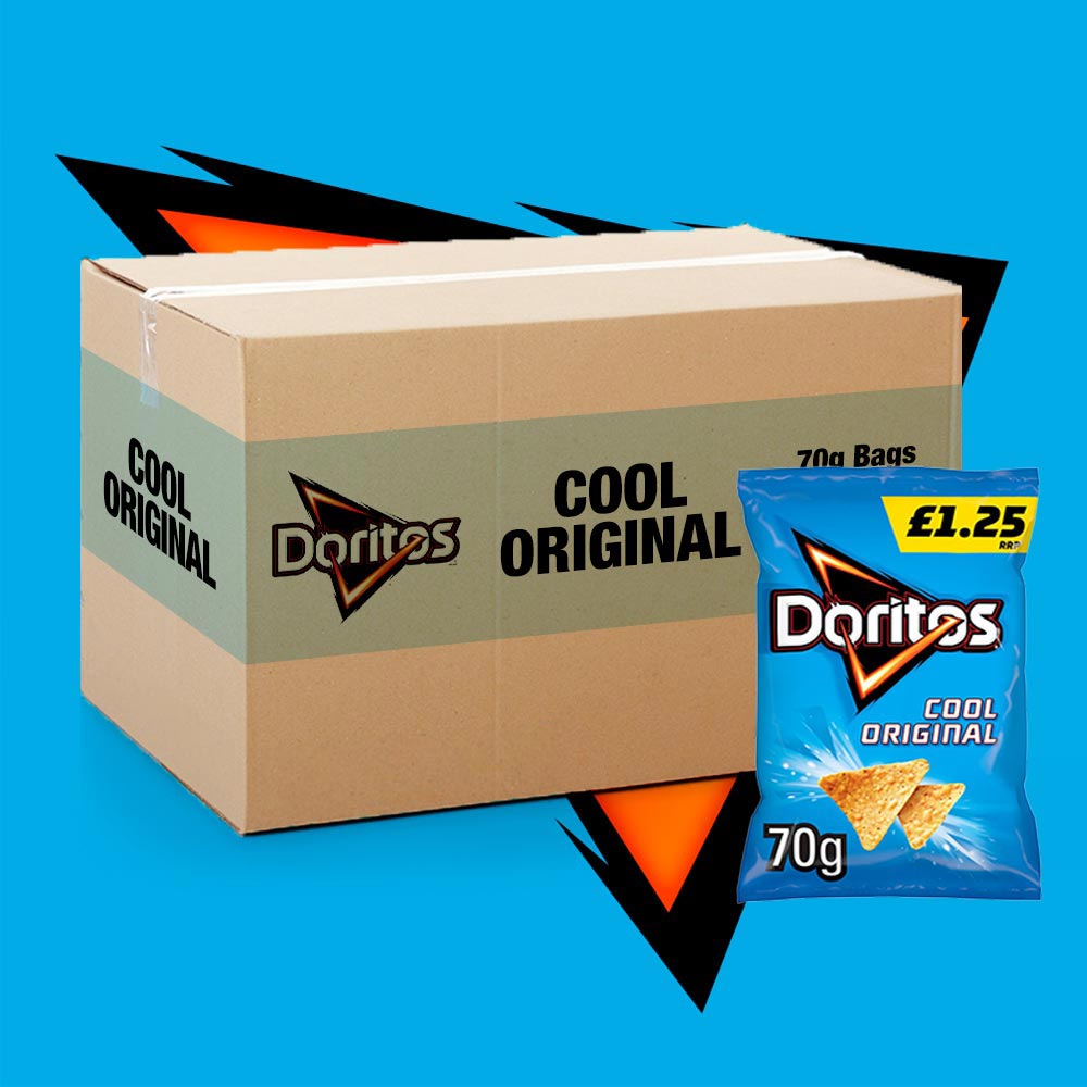 Doritos Cool Original Tortilla Chips Crisps (18 x 70g)
