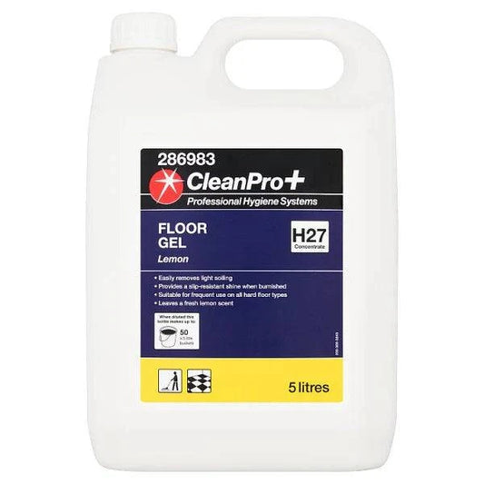 CleanPro+ Floor Gel Lemon 5 Litres (Pack of 2) - Bulkbuydirect