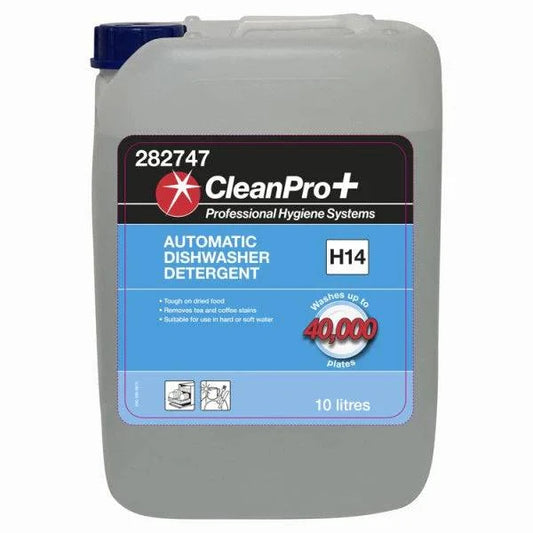 CleanPro+ Automatic Dishwasher Detergent H14 10 Litres (Pack of 1) - Bulkbuydirect