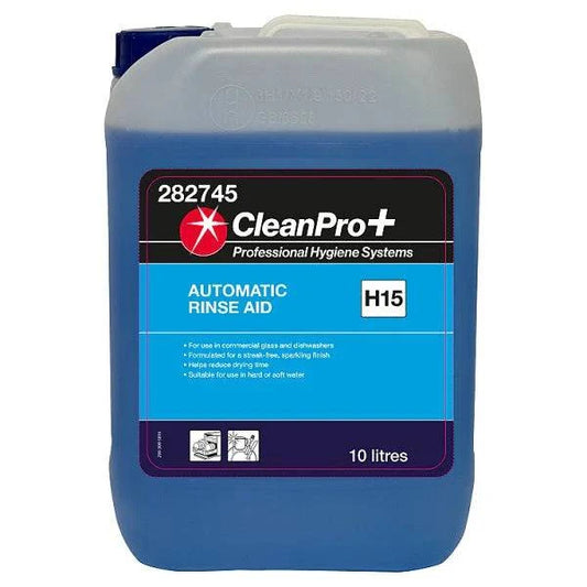 CleanPro+ Automatic Rinse Aid H15 10 Litres (Pack of 1) - Bulkbuydirect