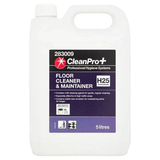 CleanPro+ Floor Cleaner & Maintainer H25 Concentrate 5 Litres (Pack of 2) - Bulkbuydirect