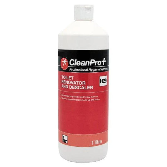 CleanPro+ Toilet Renovator and Descaler H29 1 Litre (Pack of 6) - Bulkbuydirect