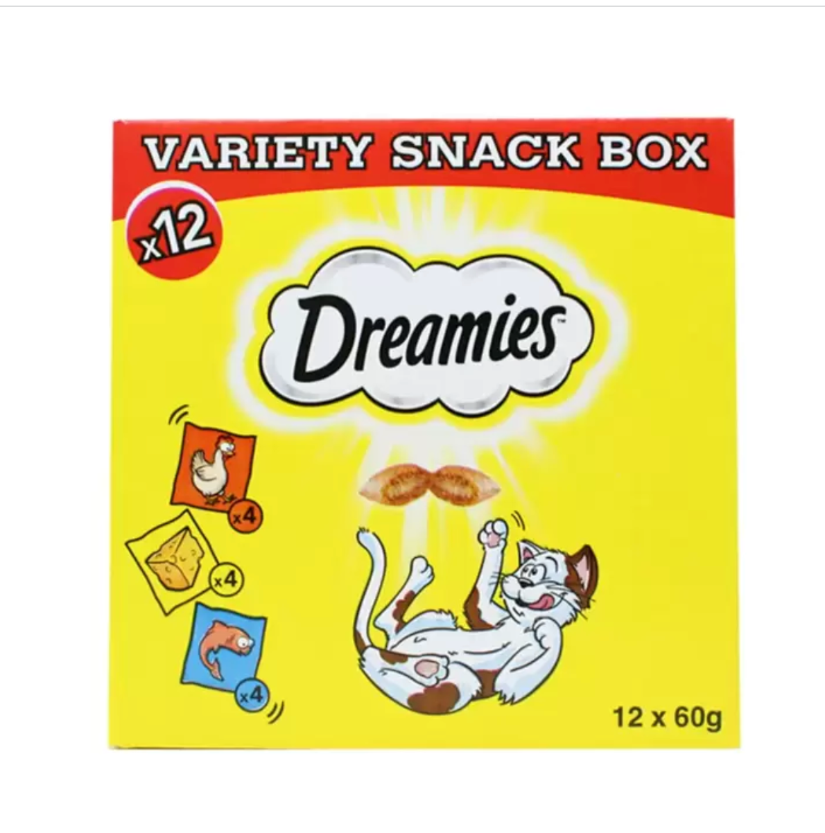 Dreamies Variety Snack Box, 12 x 60g - Bulkbuydirect