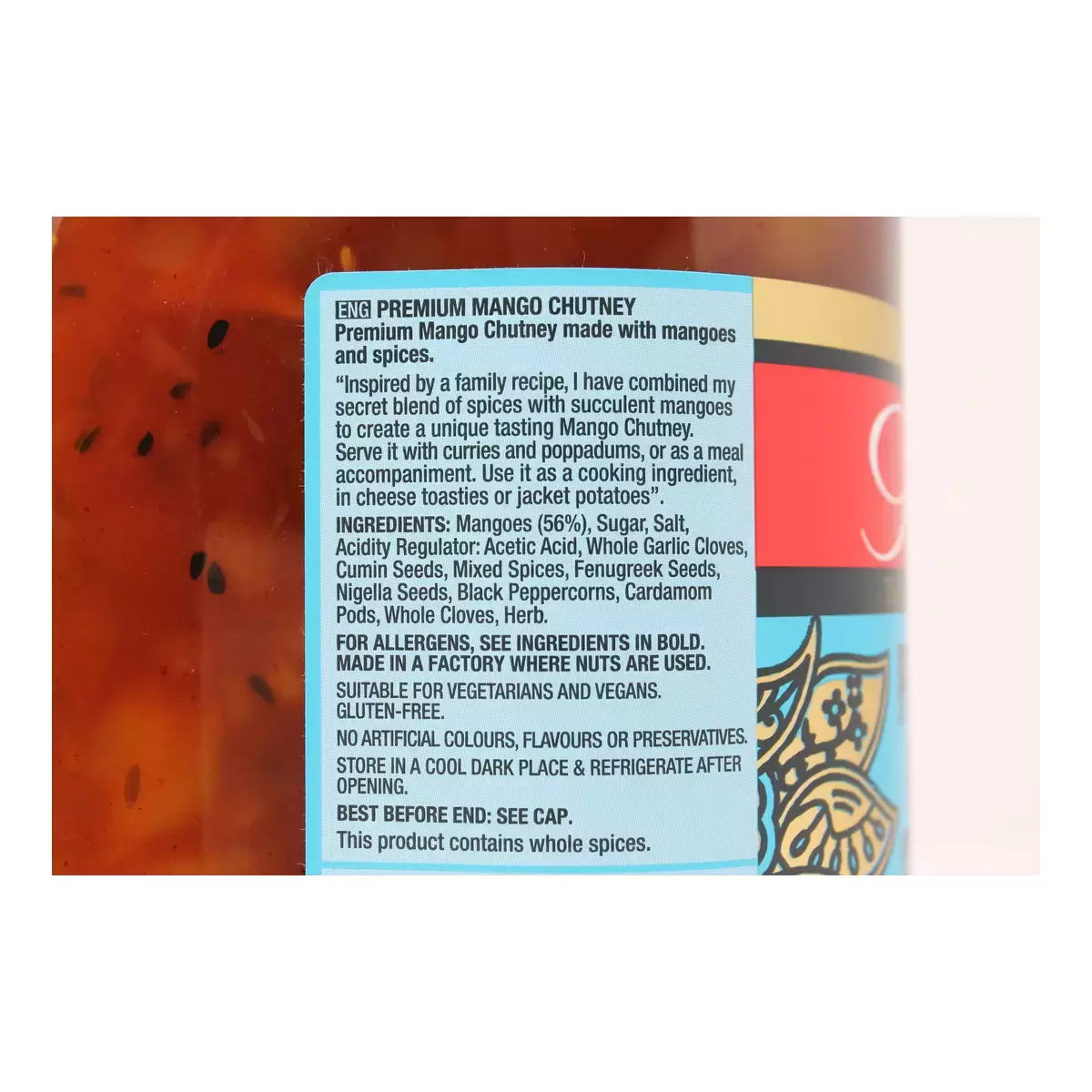 Geeta's Premium Mango Chutney, 1.5kg - Bulkbuydirect