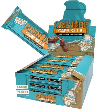 Grenade Chocolate Chip Salted Caramel Flavour 12 x 60g