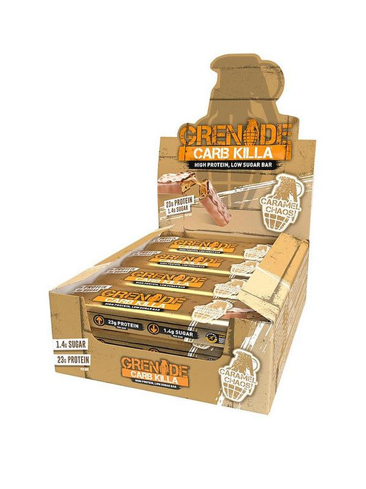 Grenade Caramel Chaos Caramel 12 x 60g - Bulkbuydirect