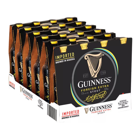 Nigerian Guinness Stout, 6 x 4 x 325ml - Bulkbuydirect