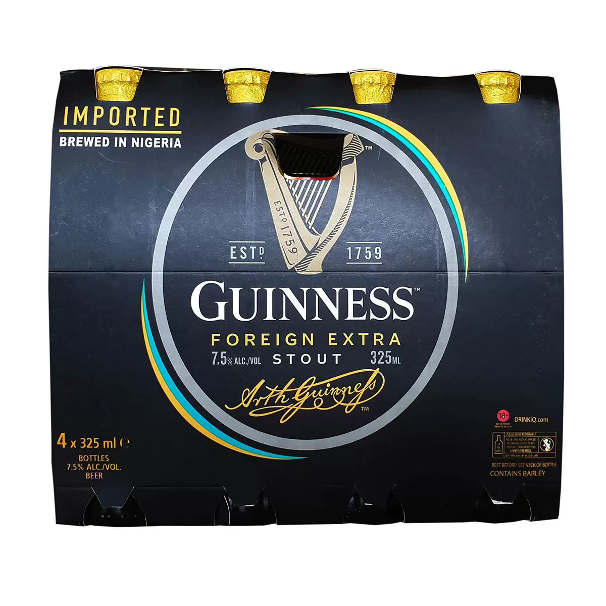 Nigerian Guinness Stout, 6 x 4 x 325ml - Bulkbuydirect