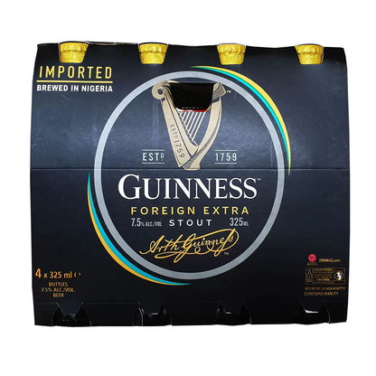 Nigerian Guinness Stout, 6 x 4 x 325ml - Bulkbuydirect