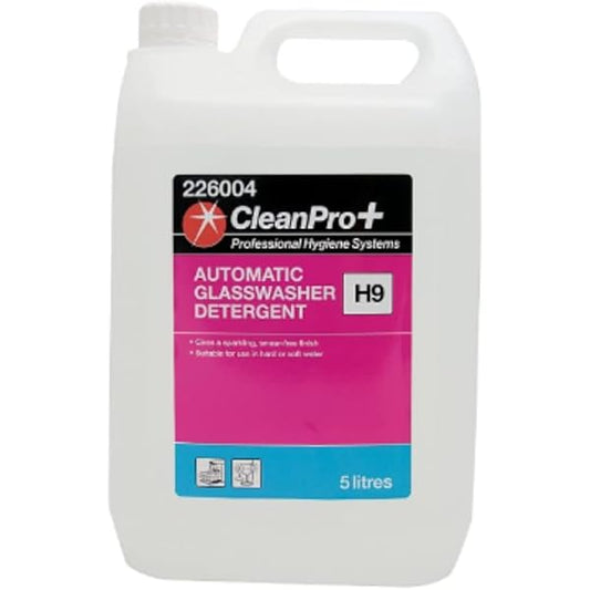 CleanPro+ Automatic Glasswasher Detergent H9 5 Litres - Bulkbuydirect