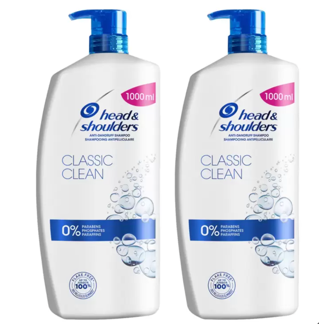 Head & Shoulders Shampoo Bundle - 2 x 1L - Bulkbuydirect