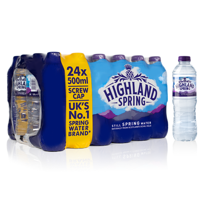 Highland Spring Still Water 500ml (24 Pack) - Bulkbuydirect