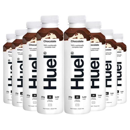 Huel Chocolate Complete Meal Shake 500ml x 8 - Bulkbuydirect