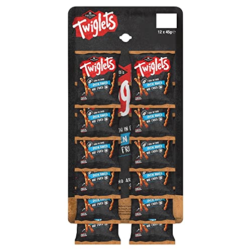 Jacob's Twiglets Original Handypack Snacks 45g (Pubcard) - Bulkbuydirect