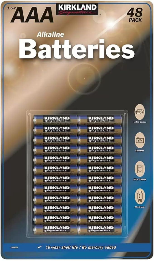 Kirkland Signature AAA Batteries (48 Pack) - Bulkbuydirect
