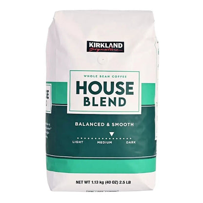 Kirkland Signature Whole Bean Coffee House Blend 1.13kg - Bulkbuydirect