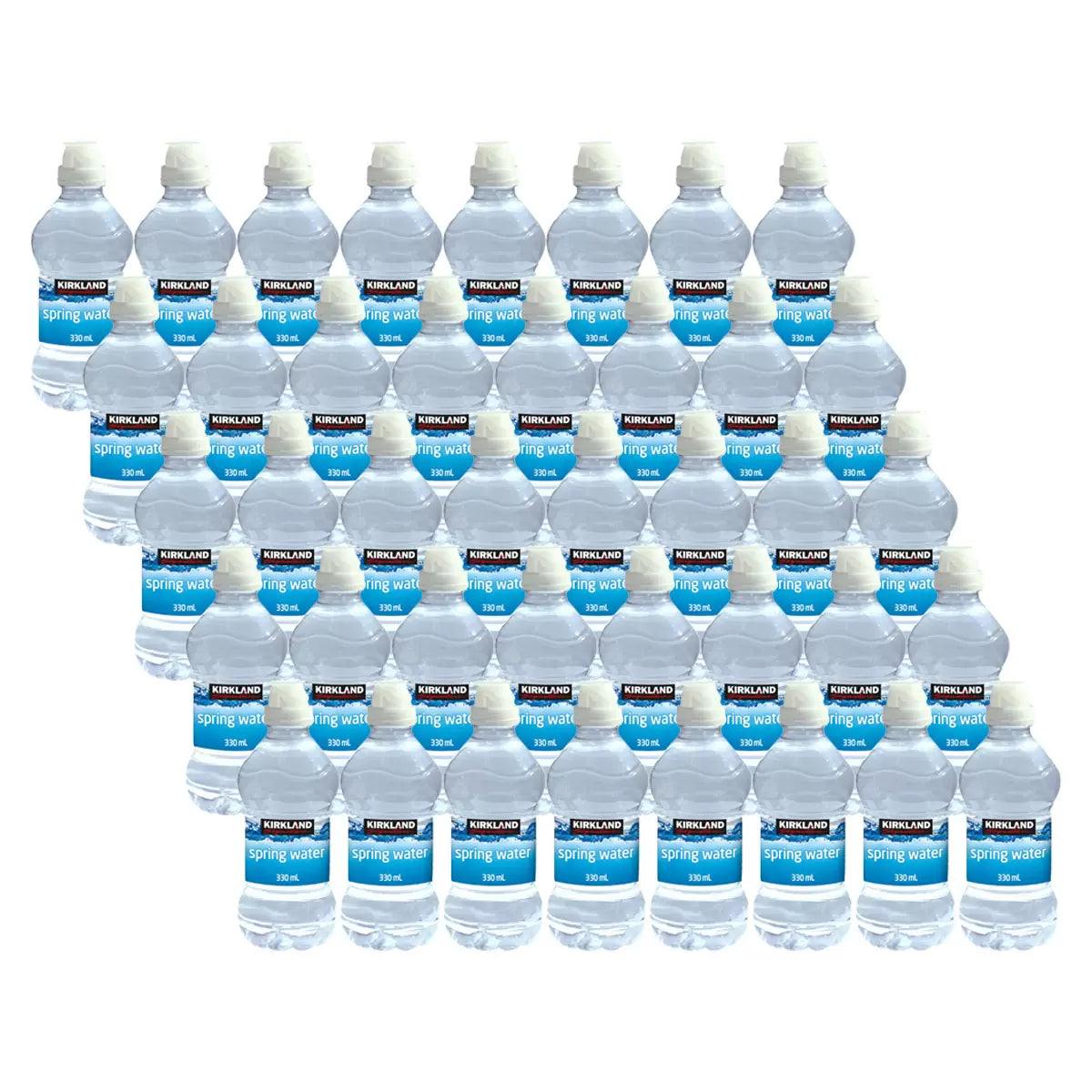 Kirkland Signature Sports Cap Spring Water, 40 x 330ml - Bulkbuydirect