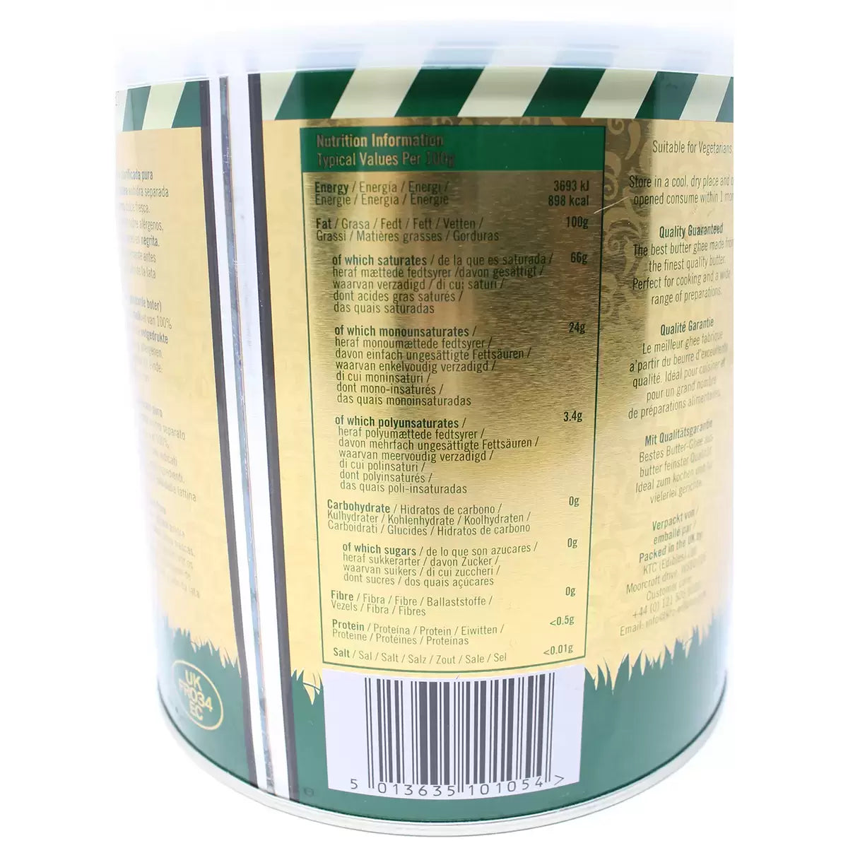 KTC Pure Butter Ghee, 2kg - Bulkbuydirect