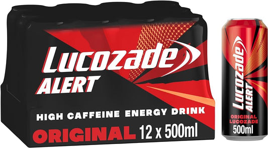 Lucozade Alert Original 12x500ml - Bulkbuydirect