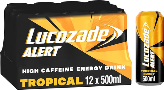 Lucozade Alert Tropical 12x500ml - Bulkbuydirect