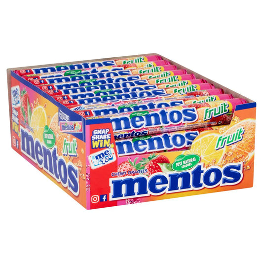 Mentos Fruit 38g (case of 40) - Bulkbuydirect