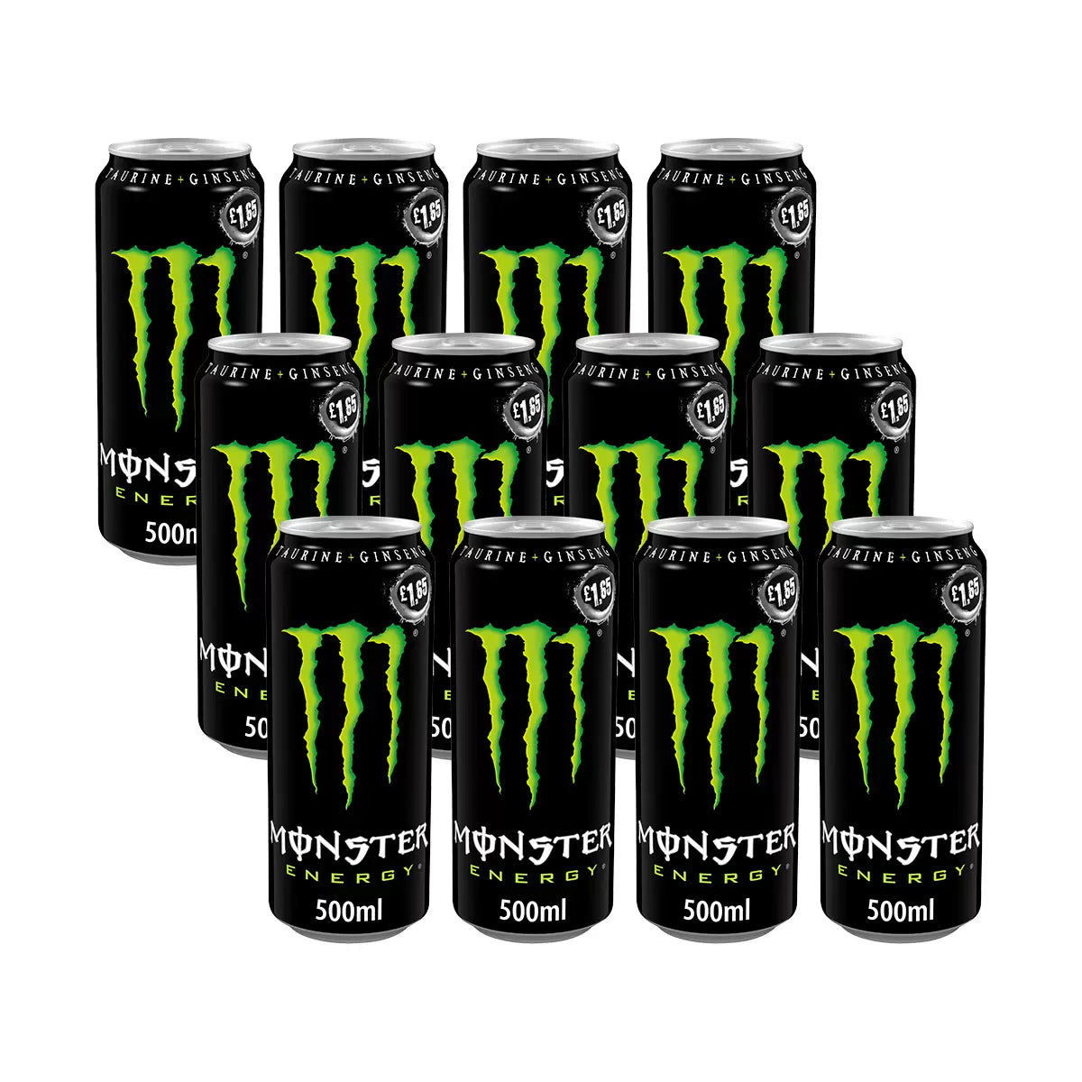 Monster Energy PM £1.75, 12 x 500ml - Bulkbuydirect