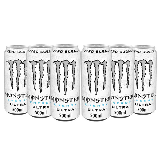 Monster Zero Sugar Energy Ultra, PM£1.65, 12 x 500ml - Bulkbuydirect