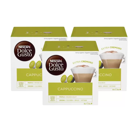 Nescafé Dolce Gusto Cappuccino Coffee Pods, 24 Servings - Bulkbuydirect