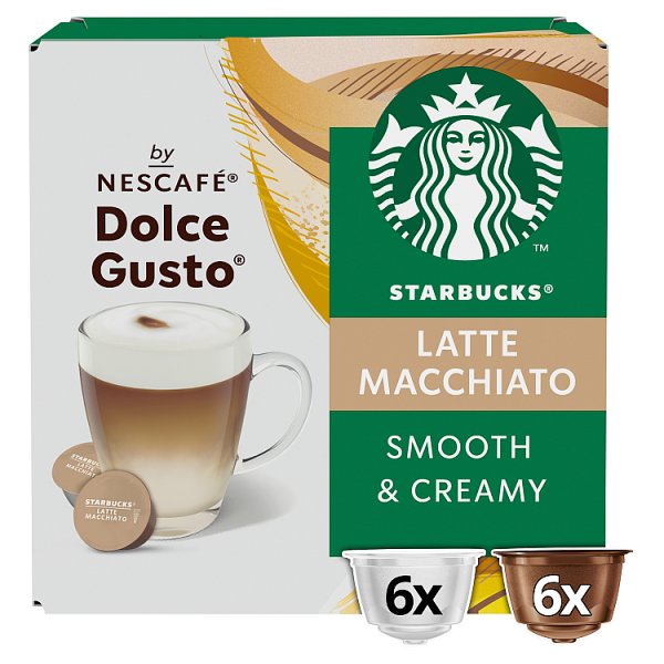 Dolce Gusto Starbucks Latte Macchiato 129g (Pack of 1) - Bulkbuydirect