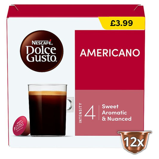 Nescafé Dolce Gusto Americano 12 x 8g = 96g (Pack of 3) - Bulkbuydirect