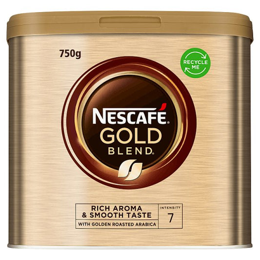 NESCAFE Gold Blend Instant Coffee 750g Tin (Pack of 6) - Bulkbuydirect