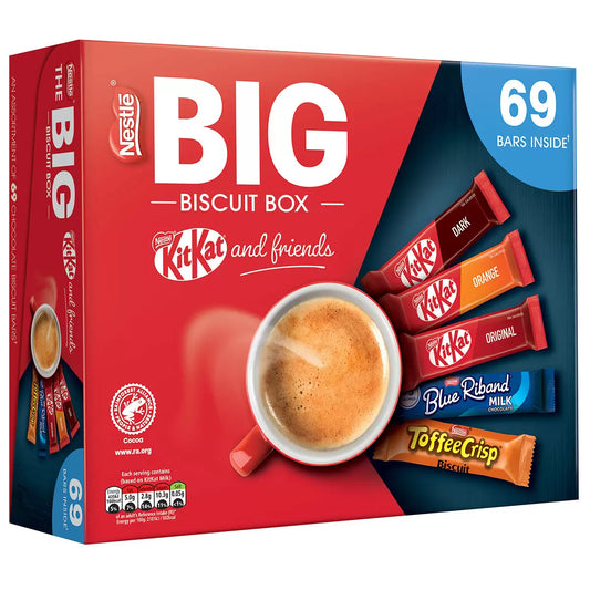 Nestle Big Biscuit Box Kitkat & Friends, 69 Bars - Bulkbuydirect