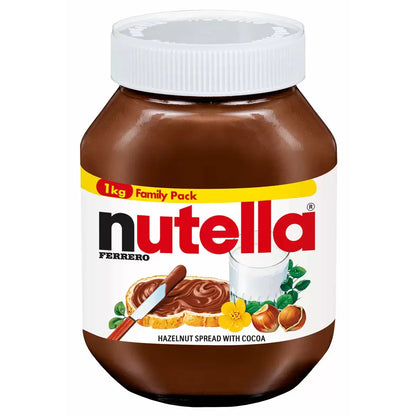 Nutella Hazelnut Spread, 1kg - Bulkbuydirect