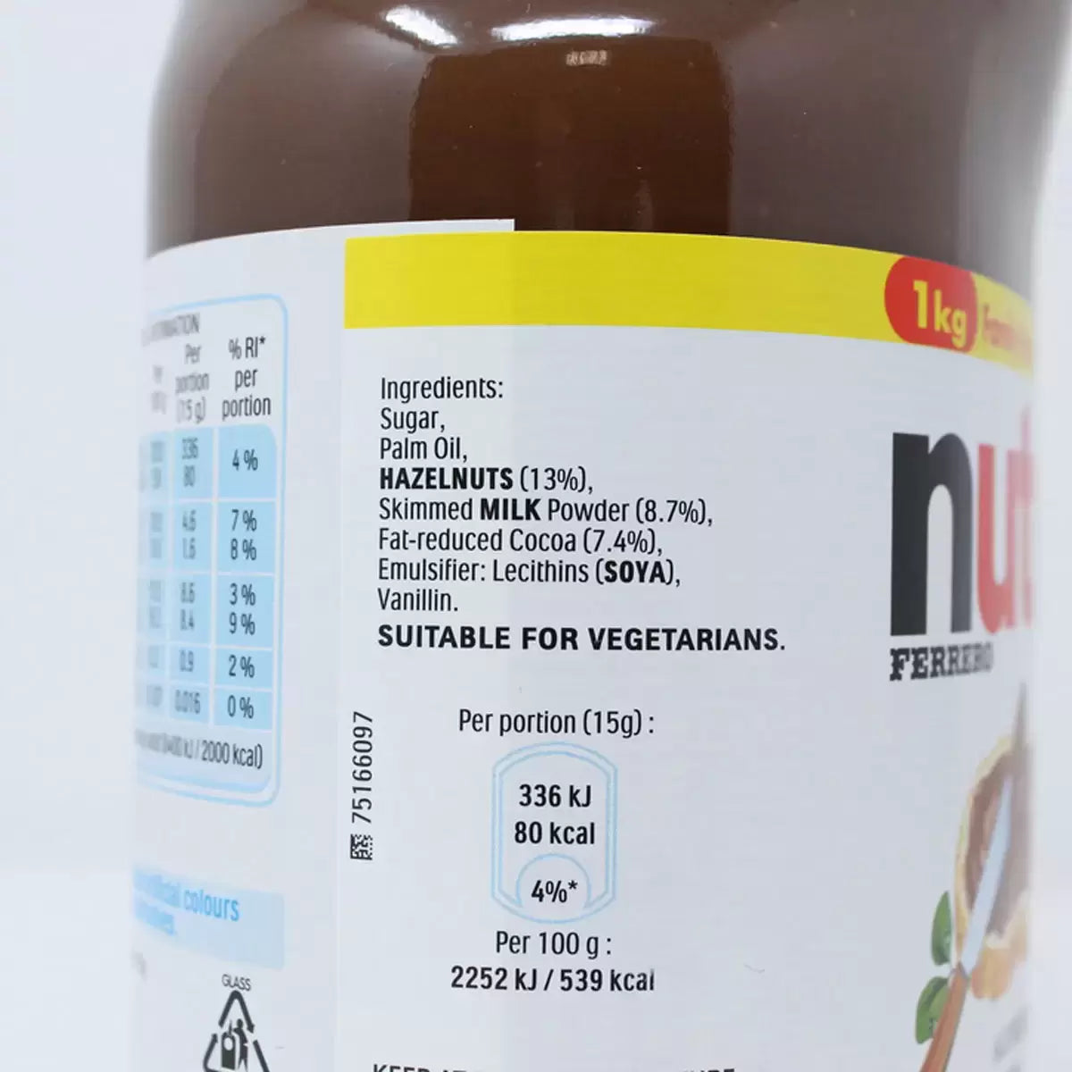 Nutella Hazelnut Spread, 1kg - Bulkbuydirect
