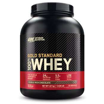 Optimum Nutrition Gold Standard Whey - Double Rich Chocolate Flavour 1.62kg - Bulkbuydirect