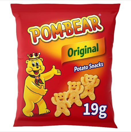 Pom-Bear Original Crisps 19g x 36 - Bulkbuydirect