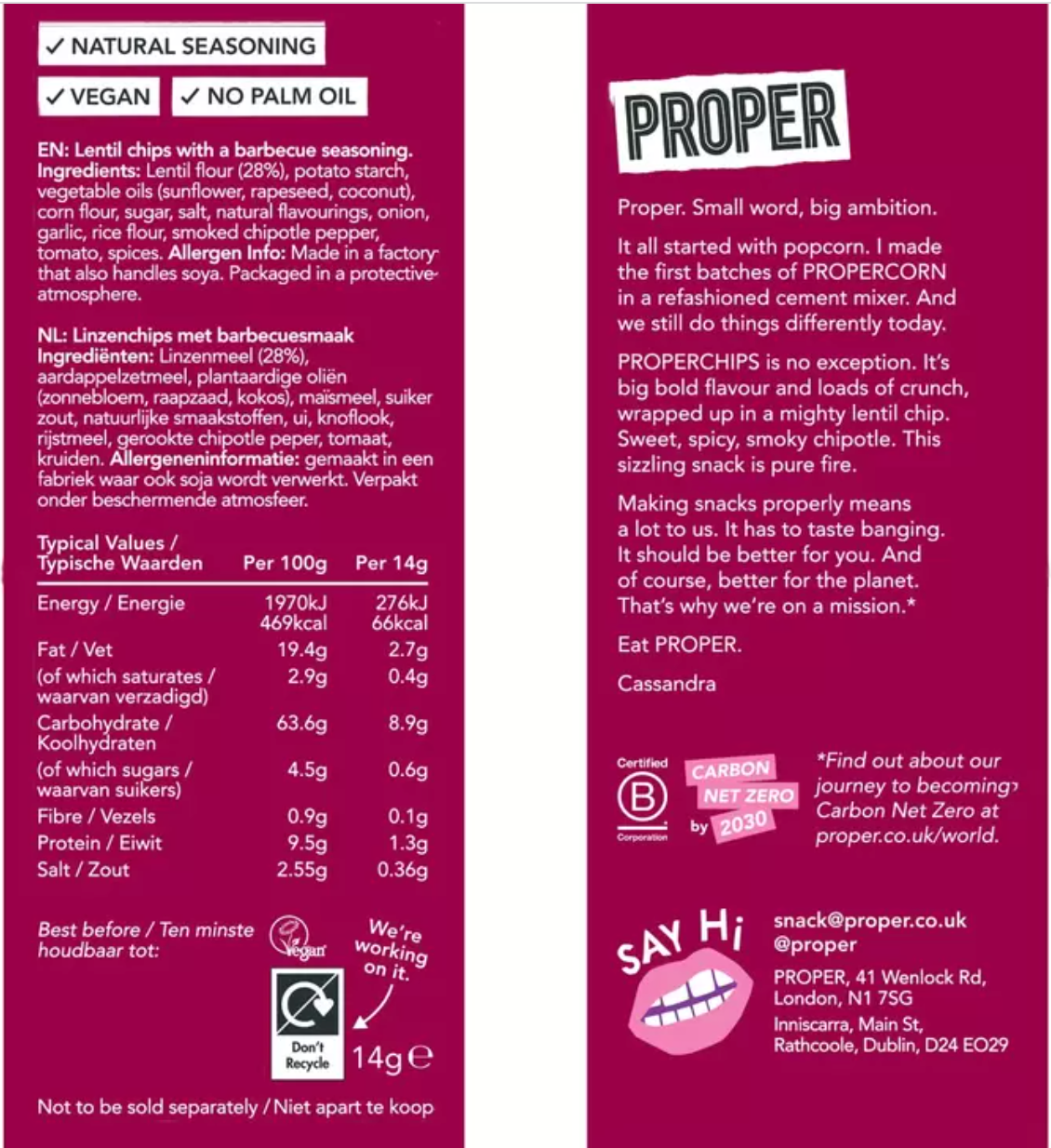 Proper Chips BBQ and Salt & Vinegar Mixed Case - 32 x 14g: Double Flavor Delight in Every Bite - Bulkbuydirect