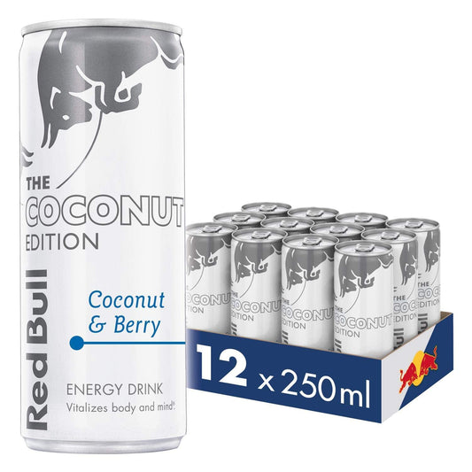 Red Bull Energy Drink Coconut and Berry Edition 12 x 250ml - Bulkbuydirect