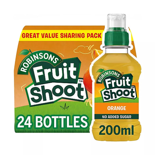 Robinsons Fruit Shoot Orange 24 x 200ml - Bulkbuydirect