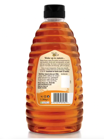 Rowse Clear Squeezy Honey, 1.36kg: Pure and Convenient Sweetness - Bulkbuydirect