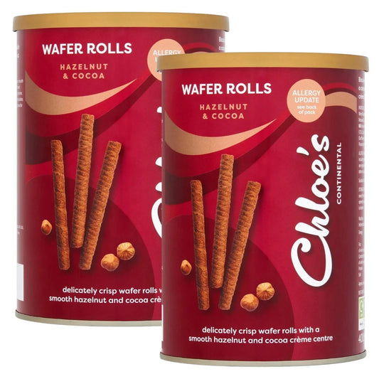 Chloe's Continentals Wafer Rolls, 2 x 400g