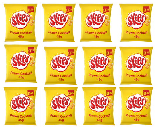 Skips Prawn Cocktail Flavour 45g, PM £1.25, Case of 16 - Bulkbuydirect