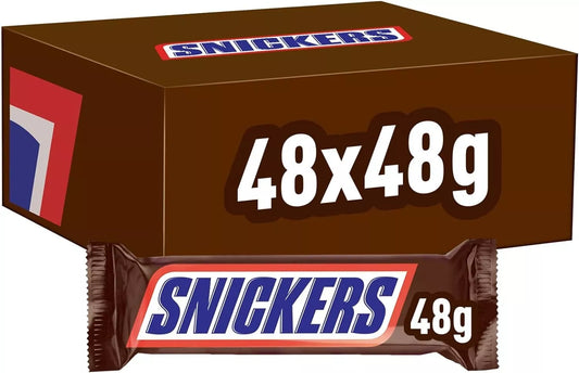 Snickers Bar 48 x 48g - Bulkbuydirect