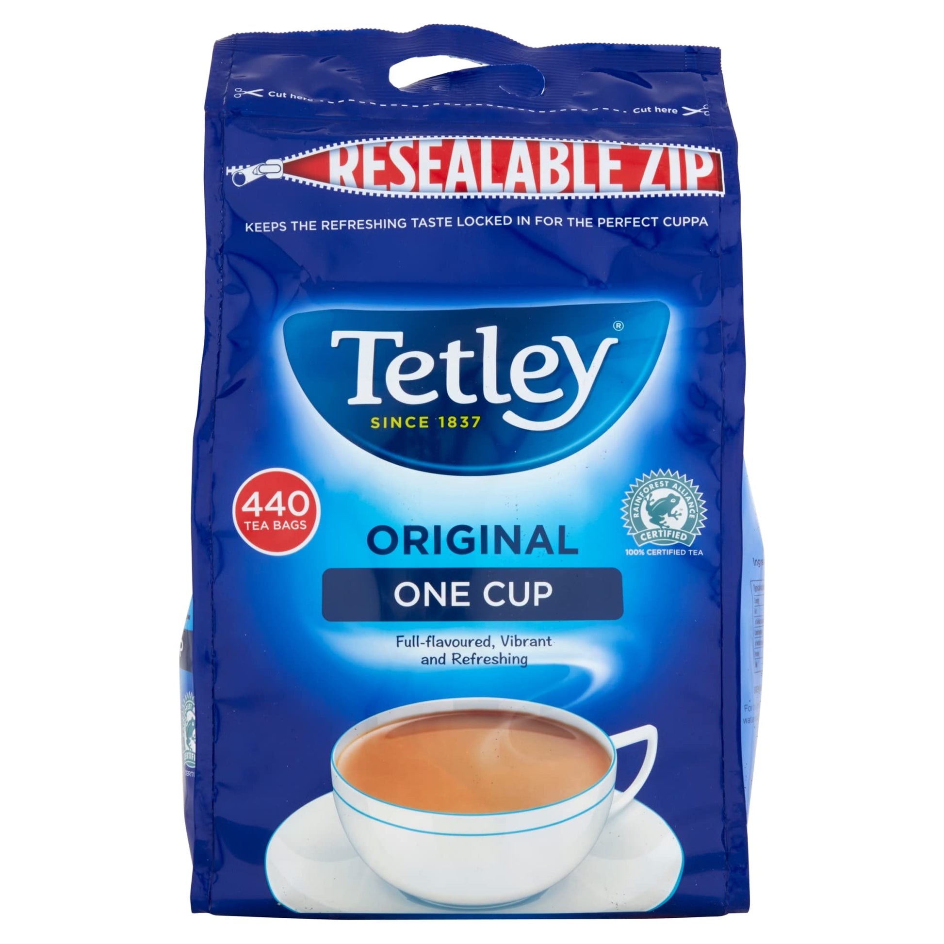 Tetley Tea Bags Original One Cup, 440 Pack - Bulkbuydirect