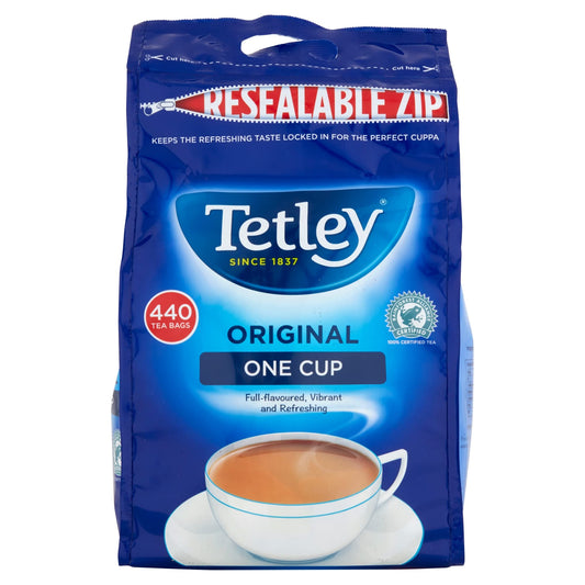 Tetley Tea Bags Original One Cup, 440 Pack - Bulkbuydirect