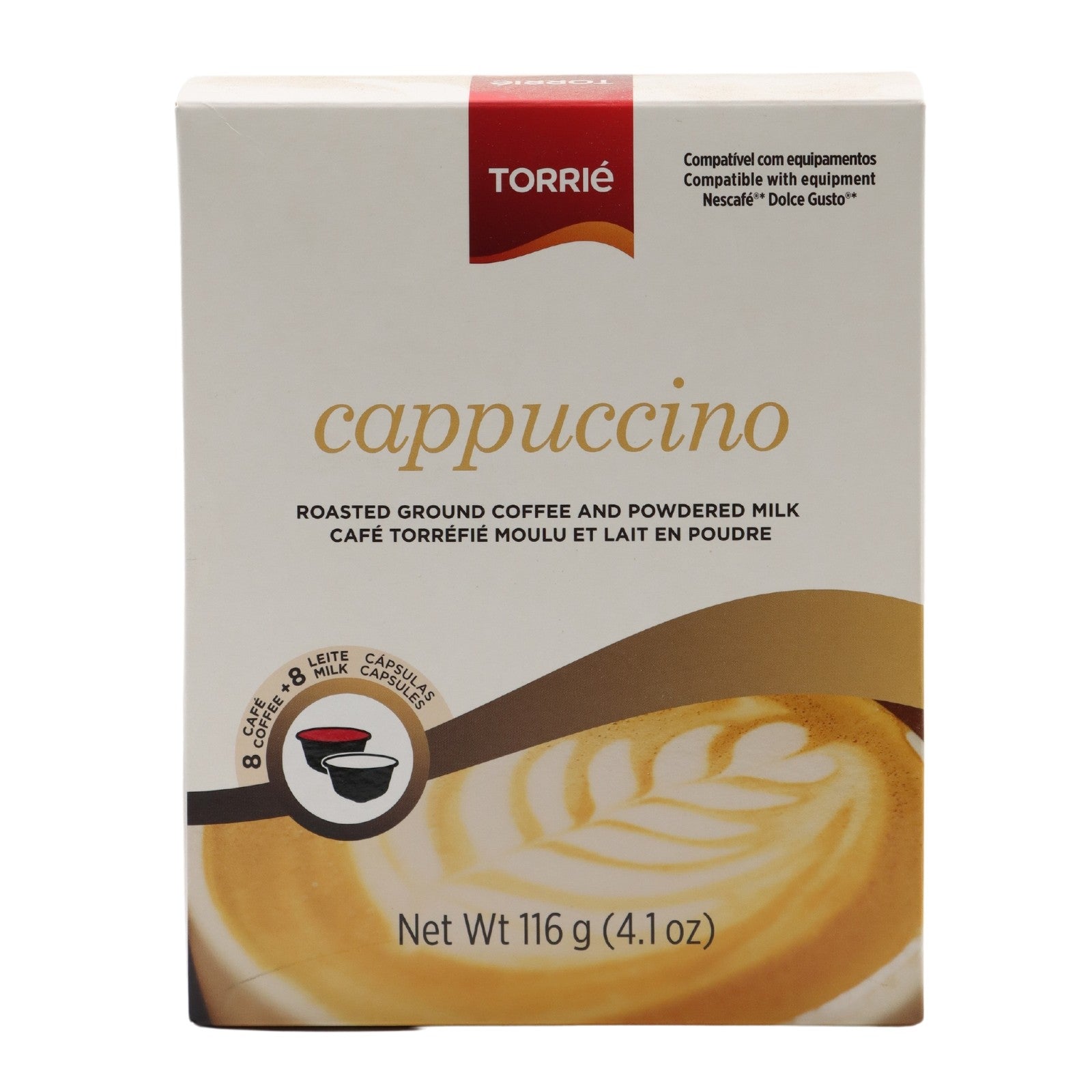 Cappuccino Dolce Gusto Compatible 16 Capsules (Pack of 1) - Bulkbuydirect
