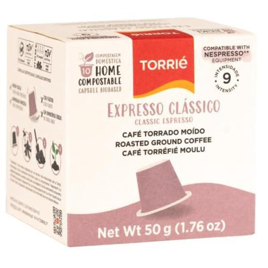 100% Home Compostable Nespresso Compatible Classic Coffee 10 Capsules (Pack of 1) - Bulkbuydirect